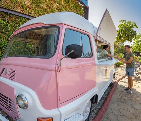 Food trucks & ice cream van Parc de Vacances Magic Robin Hood Alfas del Pi