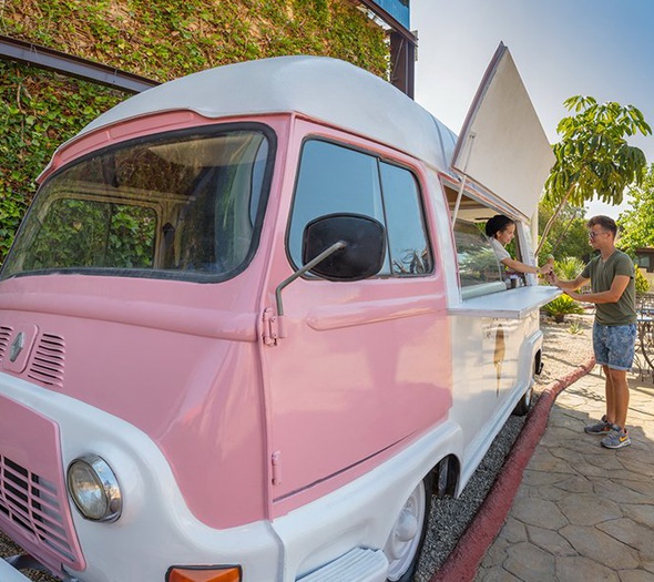 Food trucks & ice cream van Parc de Vacances Magic Robin Hood Alfas del Pi
