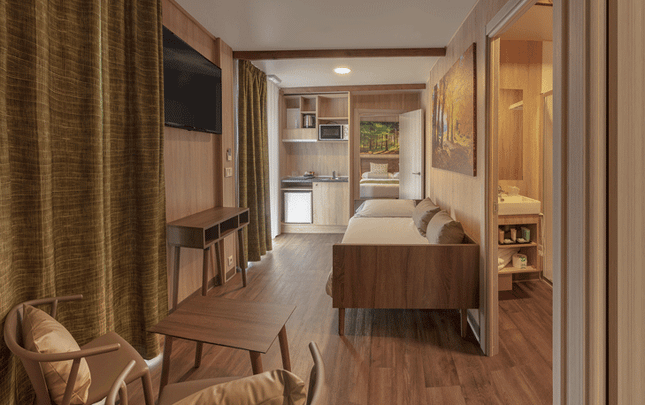 CHALET 'NEW SHERWOOD' 3 CHAMBRES JACUZI PREMIUM Parc de Vacances Magic Robin Hood Alfas del Pi CHALET 'NEW SHERWOOD' 3 CHAMBRES JACUZI PREMIUM Parc de Vacances Magic Robin Hood Alfas del Pi